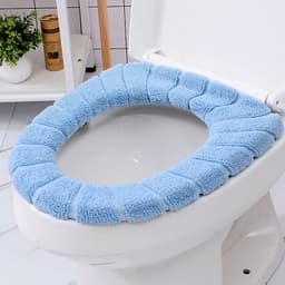 image-Xuchang Thickened Toilet Mat - Beige 43x43cm Acrylic Universal