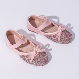 image-Sequins Princess Rhinestone Shoes for Girls - Champagne B-1 21-36
