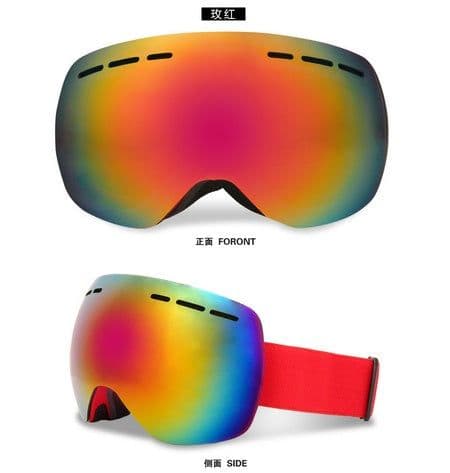 image-Ski Goggles,Winter Snow Sports Snowboard Goggles with Anti-fog UV Protection for Men Women Youth Snowmobile Skiing Skating mask