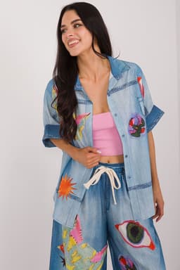 image-Short sleeve shirt Italy Moda