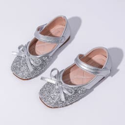 image-Sequin Princess Rhinestone Shoes for Girls, Pearlescent Powder, Low Top, Dancing Performance