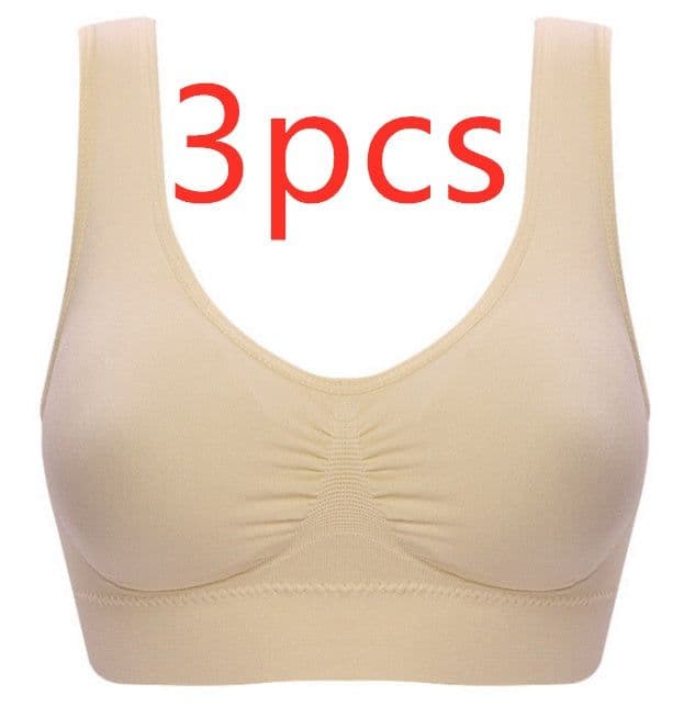 image-Women Yoga Tank Tops Sports Bra Workout Fitness Running Crop Top