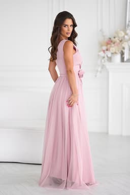 image-Long dress Bicotone