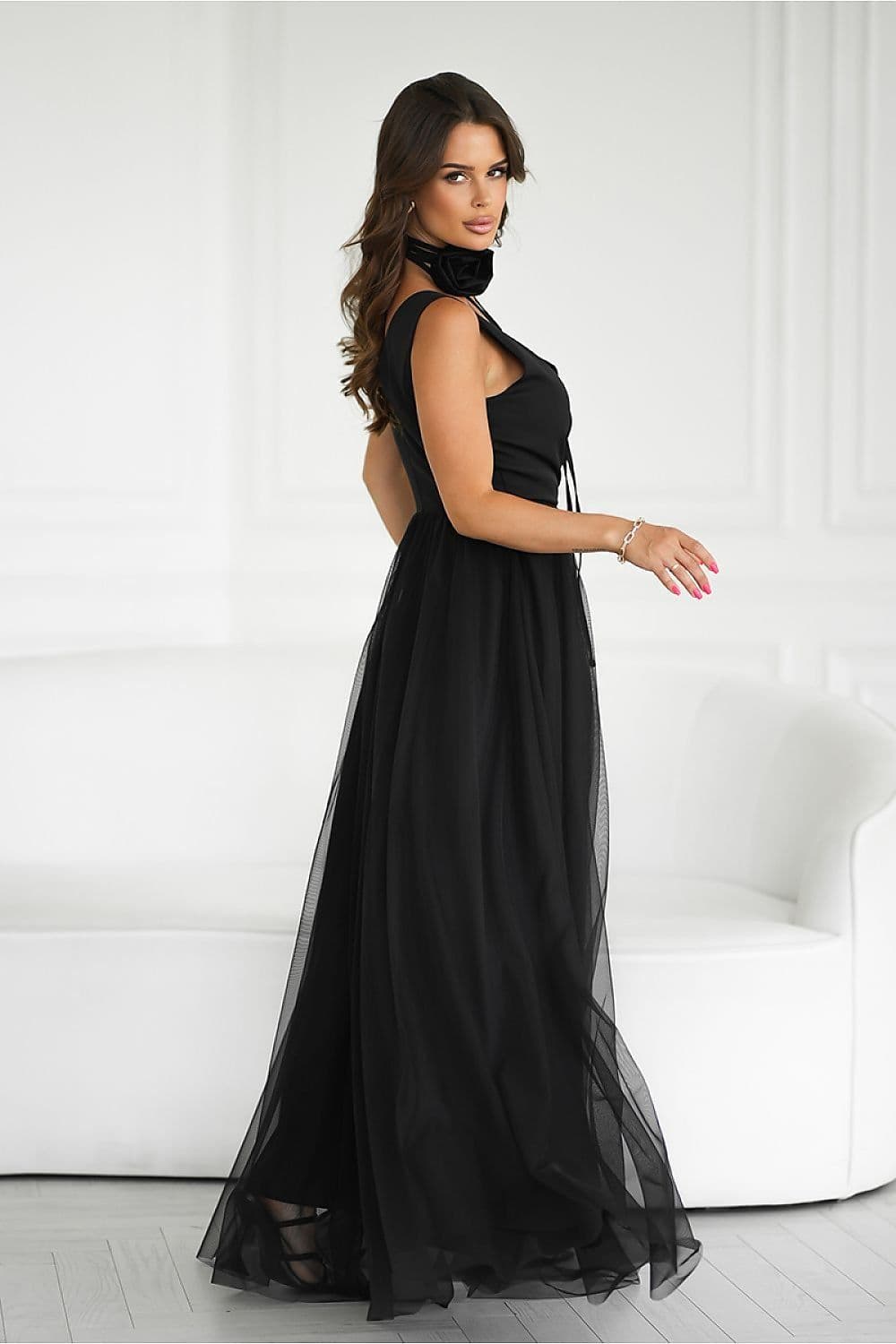 image-Long dress Bicotone