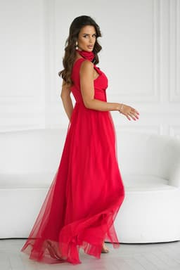 image-Long dress Bicotone