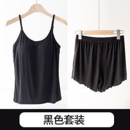 image-Sepsweet Modal Camisole Set Khaki XL