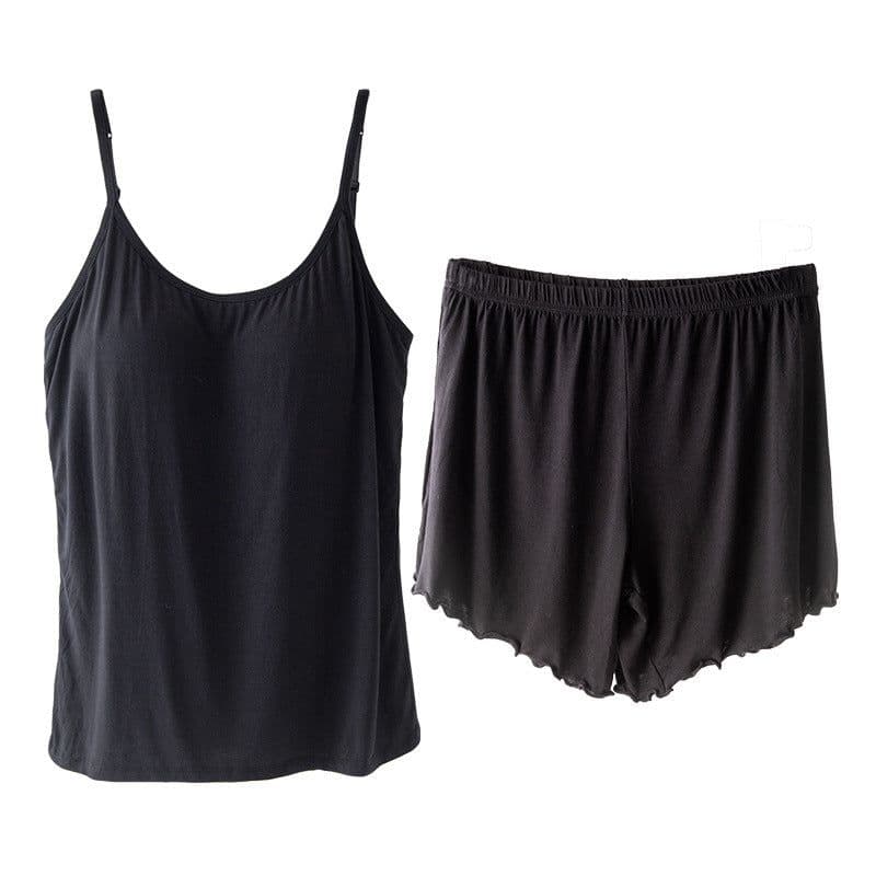 image-Sepsweet Modal Camisole Set Khaki XL