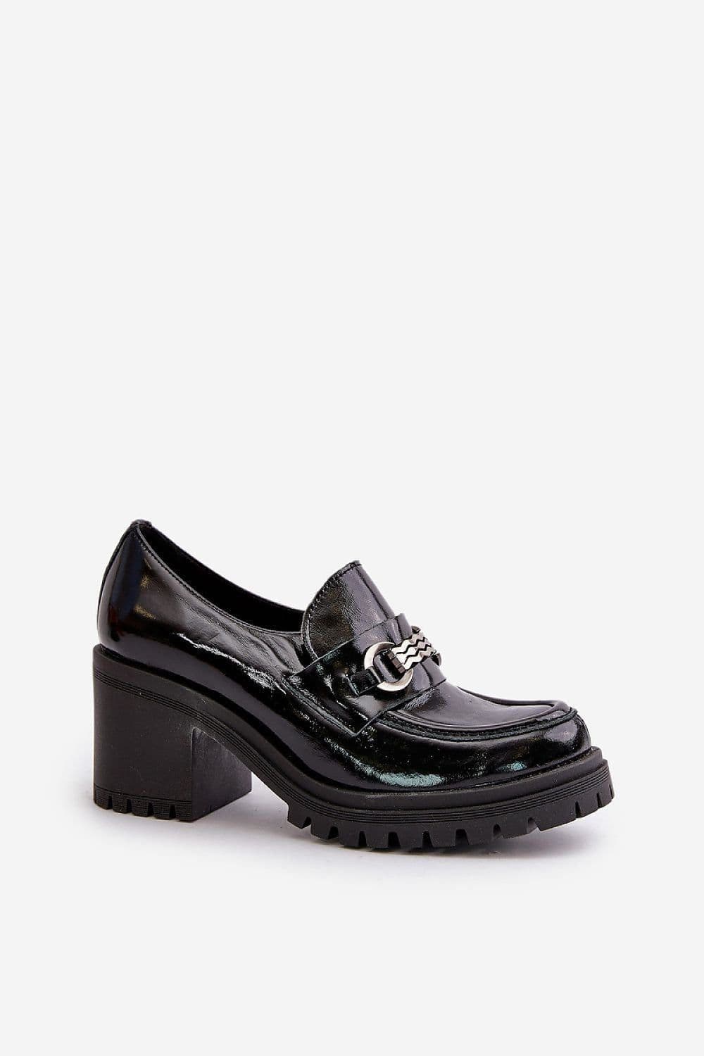 image-Heeled low shoes Step in style