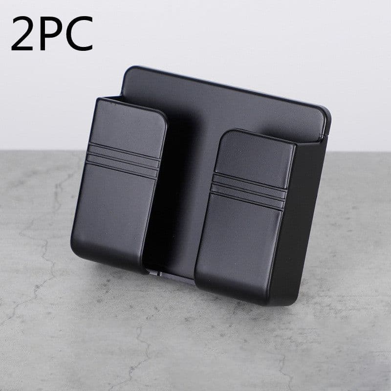 image-Mobile Phone Charging Storage Rack Punch-free Sticky Storage Box