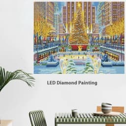 image-DIY Full Diamond Glow With Frame Painting