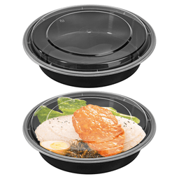 image-VINSANI 30pk ROUND 1 COMPARTMENT MEAL PREP CONTAINERS 1010494