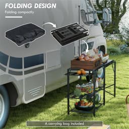 image-Folding Camp Kitchen ( Amazon Shipping)(Prohibited by WalMart)