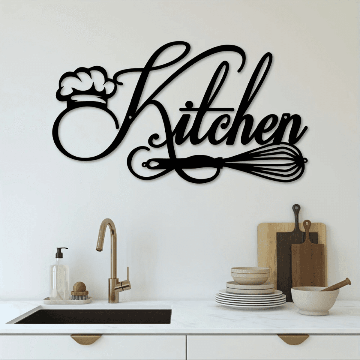 image-CIFbuy Vintage Farmhouse Metal Wall Art Sign Kitchen Decor
