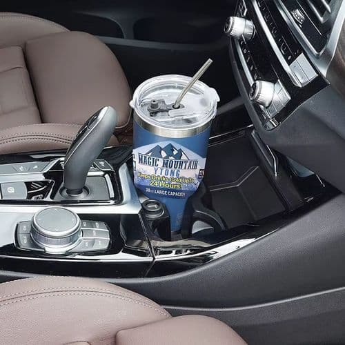 image-900ml Stainless Steel Insulated Thermos Cup for Cold Beverages Travel