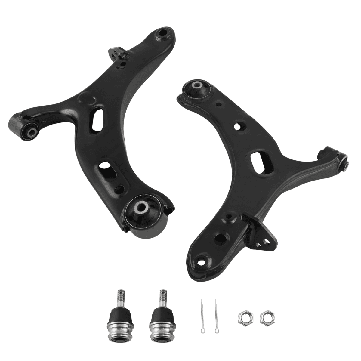 image-2pcs Subaru Legacy Outback Control Arm Kit 2010-2014 Fit, Steel/Rubber