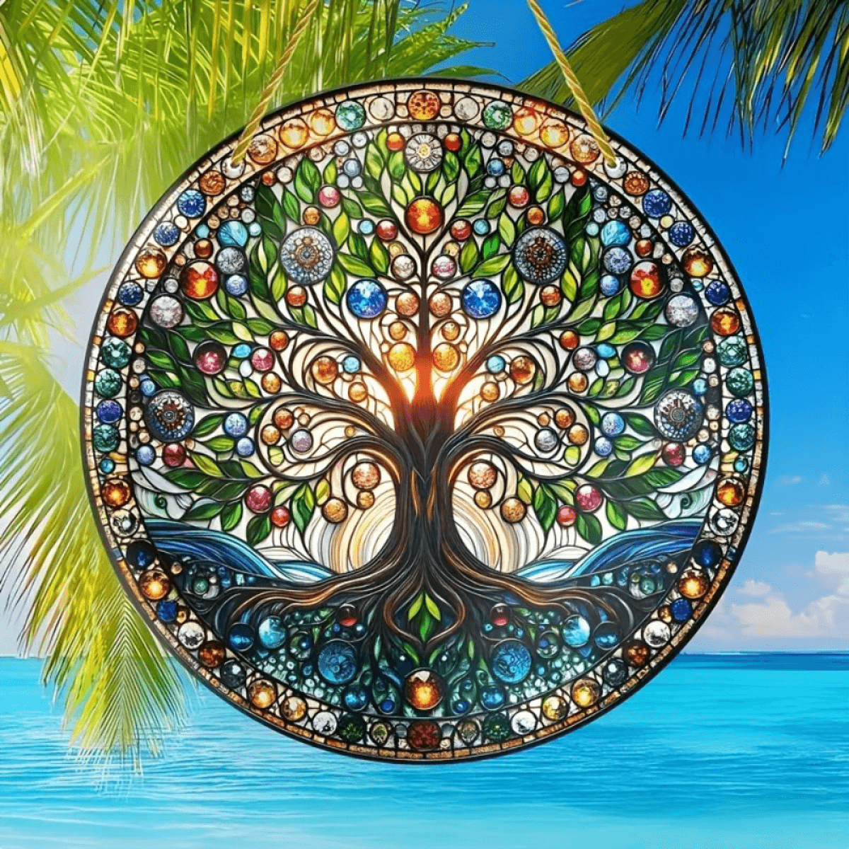 image-CIFbuy Tree of Life Acrylic Suncatcher - Colorful