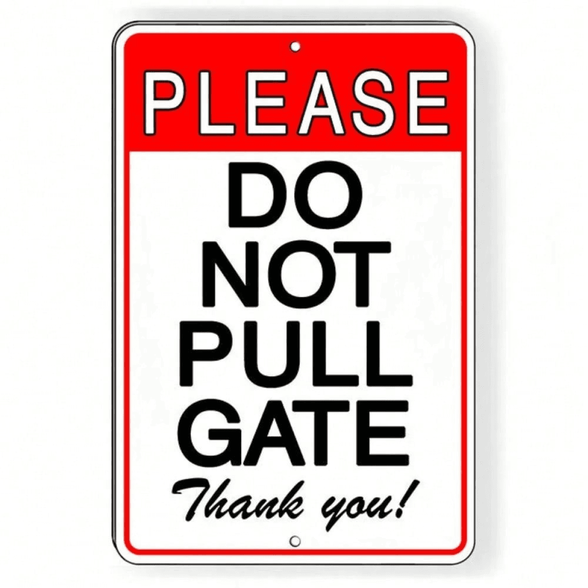 image-Vintage Scrollwork Decorative Gate Sign - Metal, 8x12"