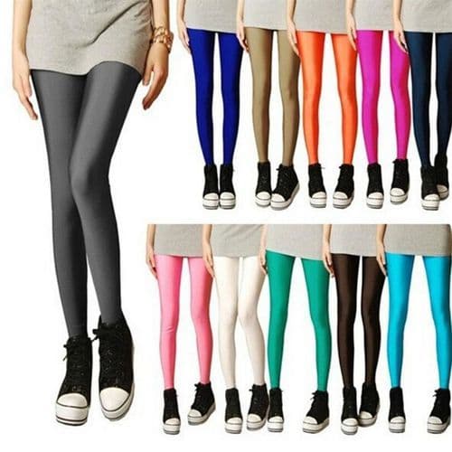 image-JAEBAEK Neon Leggings - High Stretch Comfort for Everyday Wear