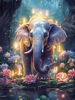 image-Animal Diamond Painting Handmade Landscape Painting