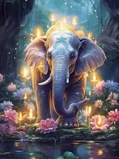 image-Animal Diamond Painting Handmade Landscape Painting