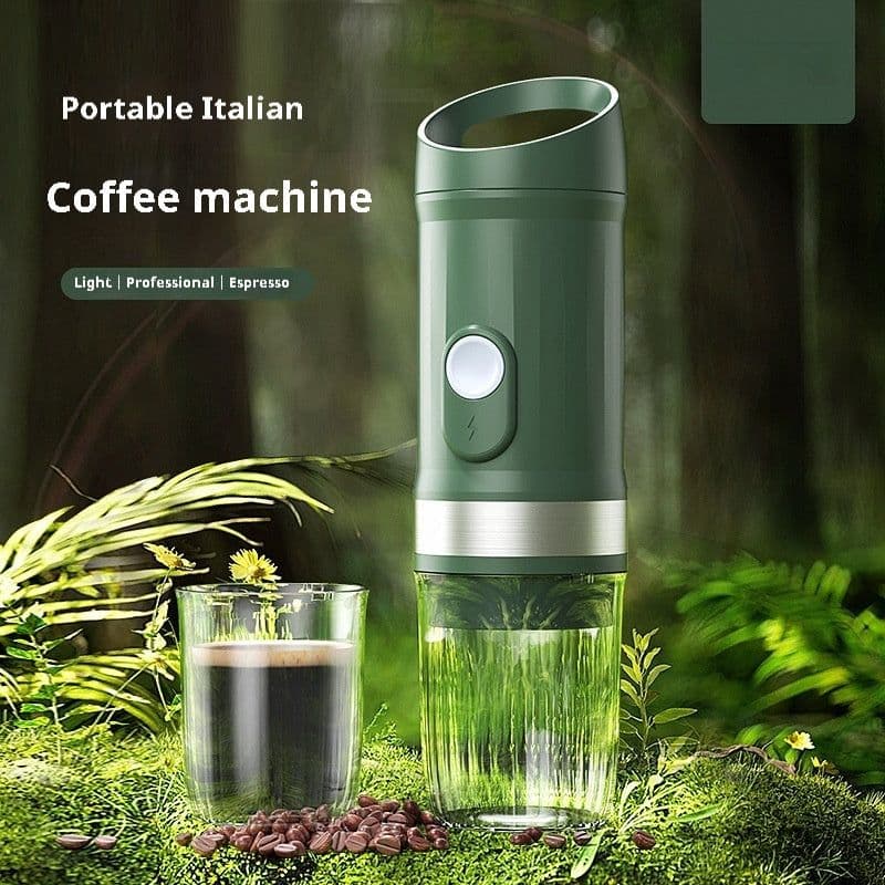 image-Portable Capsule Coffee Machine 3-in-1 Travel Essential
