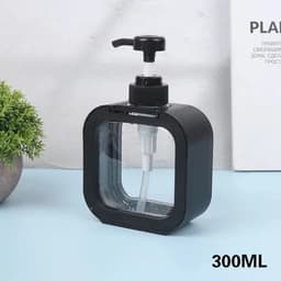 image-Foaming Soap Dispenser, 300ml And 500ml Dish Soap Dispenser, Refillable Modern Square Pump Bottle Lotion Dispenser, Hand Soap Dispenser For Bathroom, Kitchen Portable Empty Bottle, Dish Soap Dispenser