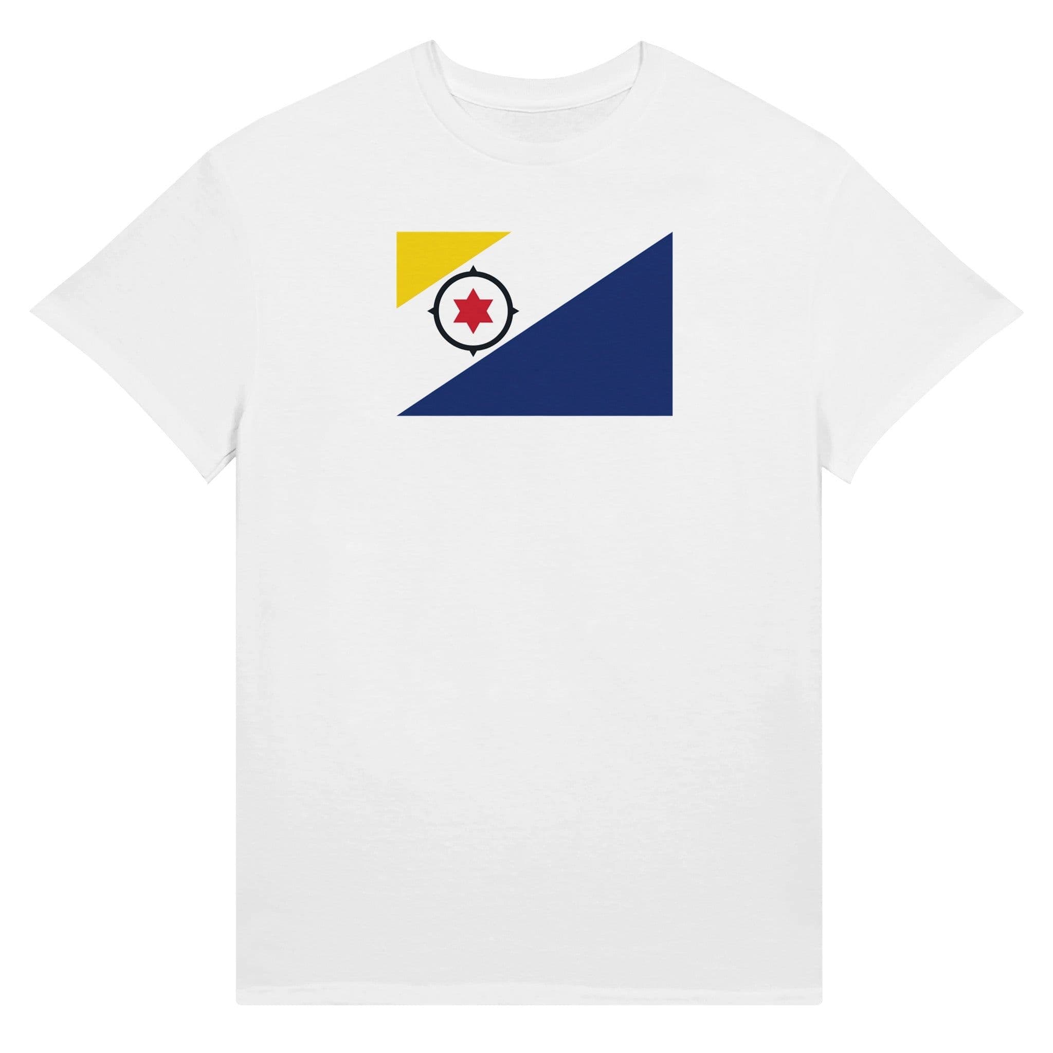 image-Drapeau des Pays-Bas caribéens - T-shirt unisexe ras du cou en coton