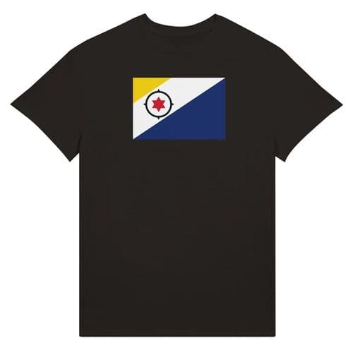 image-Drapeau des Pays-Bas caribéens - T-shirt unisexe ras du cou en coton