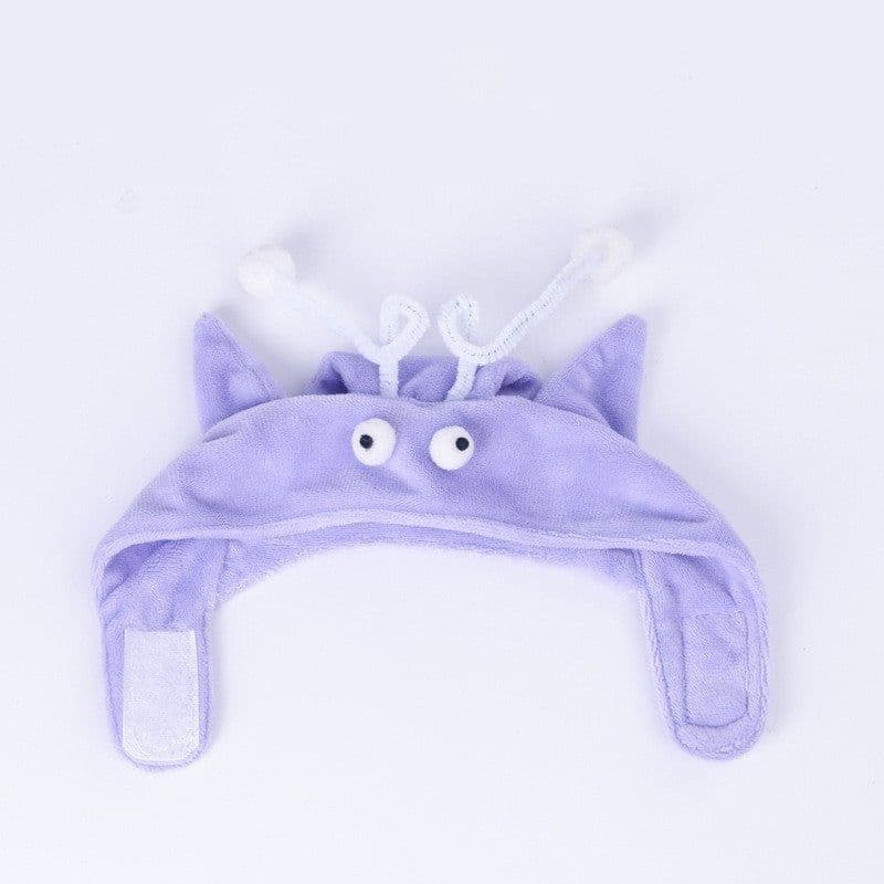 image-New Head Wearing Feather Funny Cat Stick Funny Cat Toy Stick Gray Big Eye Pet Toys Pet Products