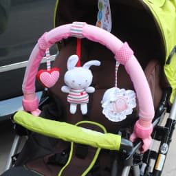 image-Baby Stroller Clip Car Hanging Plush Pendant