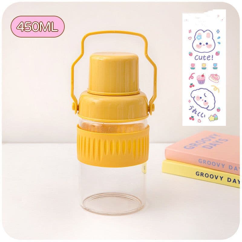 image-Niche Portable Children's Cute Glass Water Cup