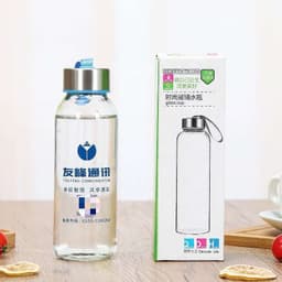 image-Creative 300ml Glass Water Cup Transparent Tumbler