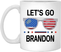 image-Let's Go Brandon Ceramic Coffee Mark Cup Tea Water Cup English