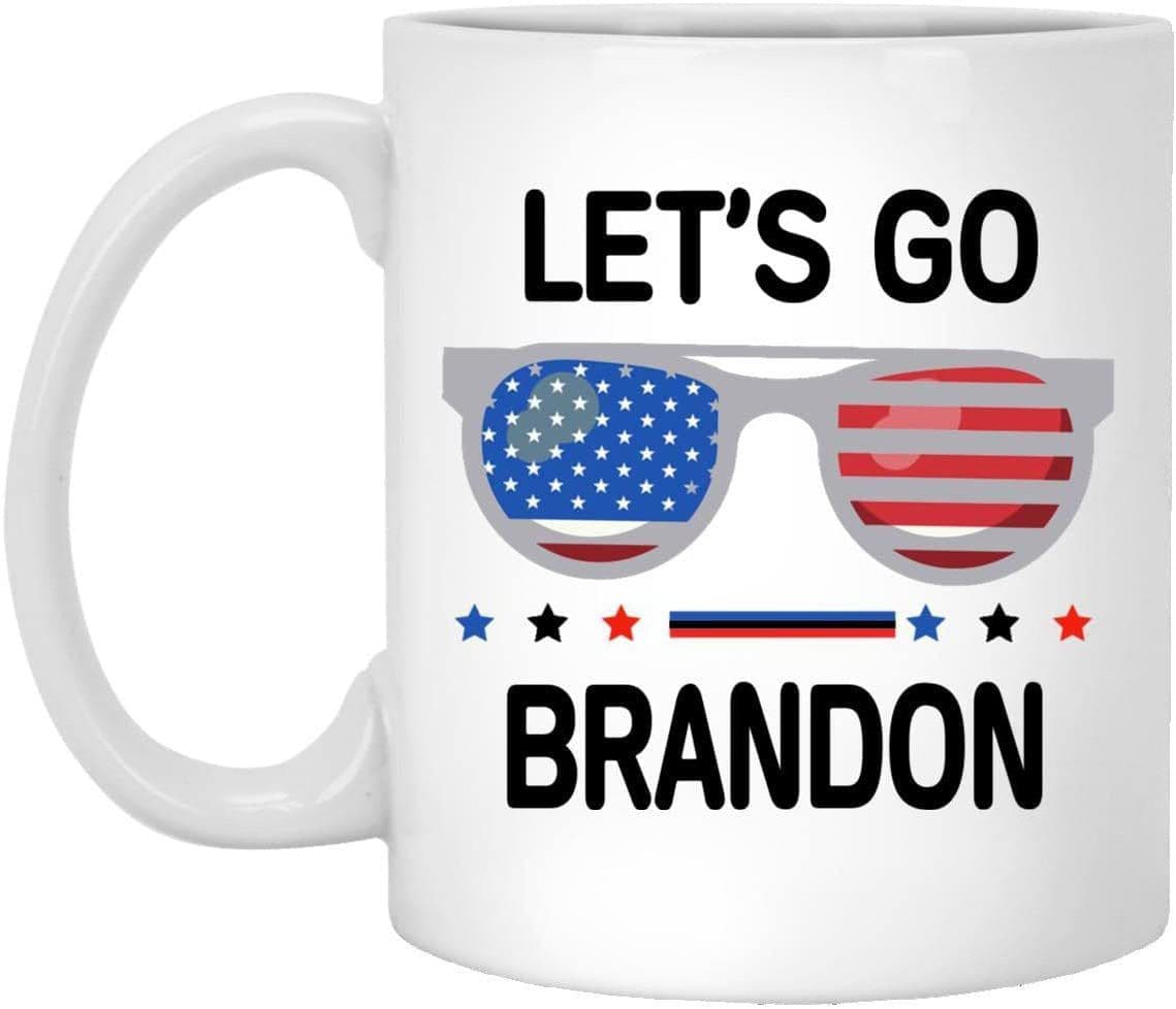image-Let's Go Brandon Ceramic Coffee Mark Cup Tea Water Cup English