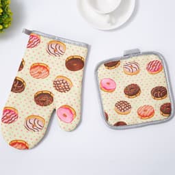 image-Kitchen Baking Microwave Gloves Baking Oven Special Use Anti-scald And High Temperature Resistant Heat Insulation Gloves