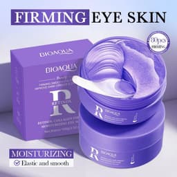 image-80pcs BIOAQUA Retinol Crystal Collagen Eye Mask Anti Dark Circles Anti-Wrinkles Moisturizing Anti-Aging Eye Patches Skin Care