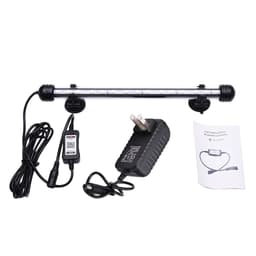 image-LED RGB Aquarium Light 18-38cm Bluetooth-compatible Colour Changing Fish Tank Lamp Waterproof Submersible Plant LED Lights Decor
