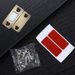 image-NAIERDI 2pcs/Set Magnetic Cabinet Catches Magnet Door Stops Hidden Door Closer With Screw For Closet Cupboard Furniture Hardware