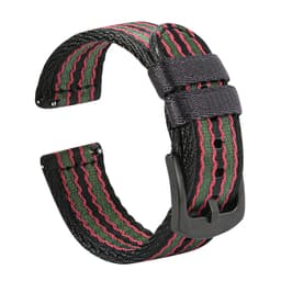 image-Premium Smooth Nylon Watch Strap 18mm 20mm 22mm Woven Nylon Seatbelt Watchband Quick Release Replacement Wristband for Seiko