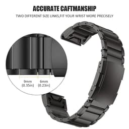 image-22 26mm Titanium Alloy Band for Garmin Fenix 6X Pro/6X/5X/5X Plus/7X Watchband for Tactix 7/Descent MK2/Instinct 1/2 Bracelet