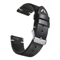 image-New Oil Wax Leather Watch Strap 18mm 19mm 20mm 22mm Vintage Watch Band Black Blue Brown Available Handmade Watchband Accessories