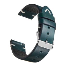 image-New Oil Wax Leather Watch Strap 18mm 19mm 20mm 22mm Vintage Watch Band Black Blue Brown Available Handmade Watchband Accessories