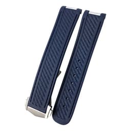 image-20mm Rubber Silicone Watch Strap Fit For Omega Seamaster 300 AT150 Aqua Terra Ultra Light 8900 Steel Buckle Watchband Bracelets