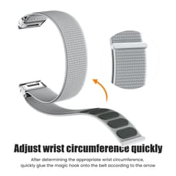 image-20mm Nylon Strap for Garmin Descent MK 2S/Fenix 7S/6S/6S Pro Bands for Fenix 5S/5S Plus Replacement Watchband Bracelet