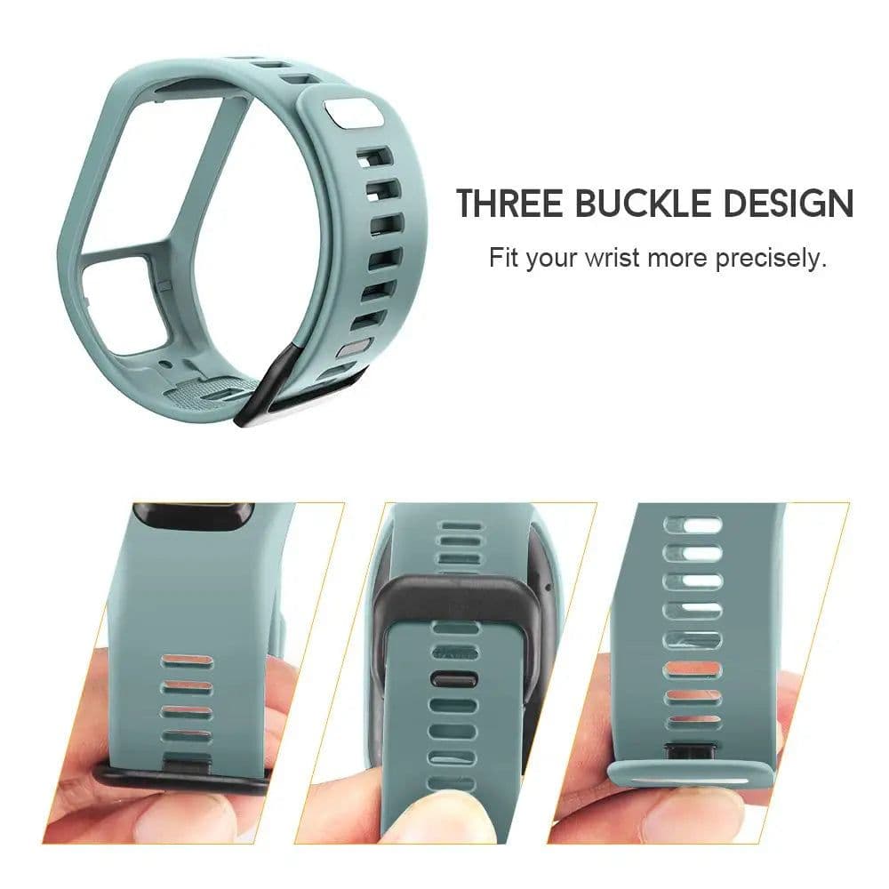image-ANBEST Silicone Strap for TomTom Runner 2/3 Spark/3 Strap Sport Watch for TomTom Watch Strap High Quality Watch Band