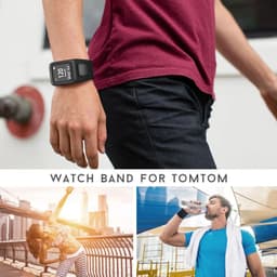 image-ANBEST Silicone Strap for TomTom Runner 2/3 Spark/3 Strap Sport Watch for TomTom Watch Strap High Quality Watch Band