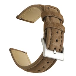 image-Suede Leather Watch Strap 18mm 19mm 20mm 22mm Band Vintage Handmade Watchband Grey Brown Replacement Belts For Watch Accessories