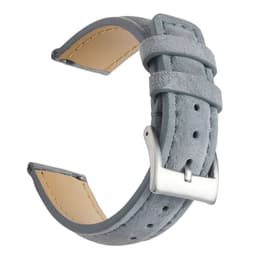 image-Suede Leather Watch Strap 18mm 19mm 20mm 22mm Band Vintage Handmade Watchband Grey Brown Replacement Belts For Watch Accessories