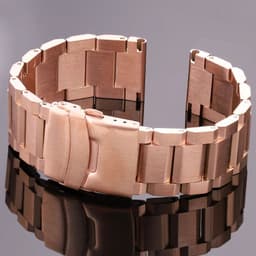 image-Stainless Steel Watch Band Strap Women Men Metal Watchband Link Bracelet 18mm 20mm 22mm 24mm Accessories Silver Rose Gold Black
