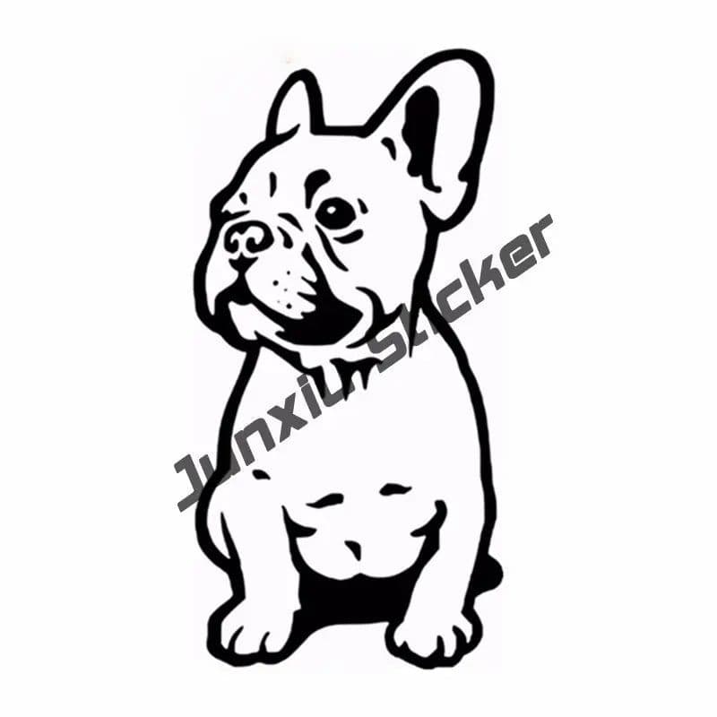 image-French Bulldog Holographic Decal Dog Paws Breed Bumper Sticker - for Laptops Tumblers Windows Cars Trucks Walls Decoration